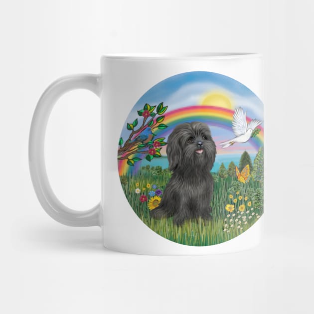 Black Shih Tzu in Rainbow Bridge Country by Dogs Galore and More